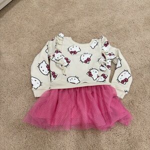 Sanrio Hello Kitty Cream and Pink Dress